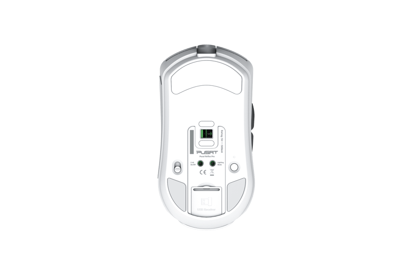 Pusat Reflex Pro Kablosuz Oyuncu Mouse (Beyaz)