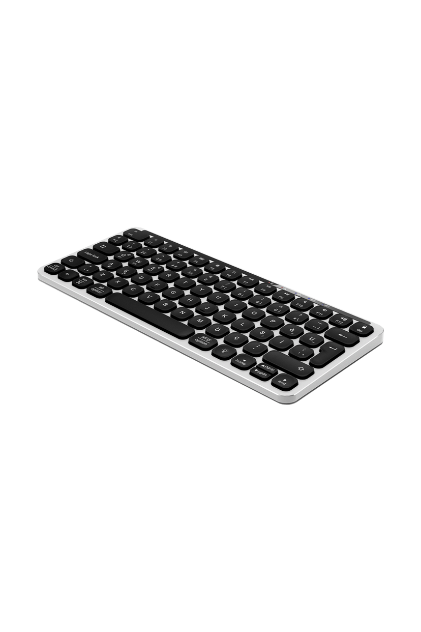 Pusat Business Pro Mini Bluetooth Kablosuz Klavye Gri