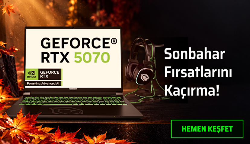 GeForce RTX 5070 — Sonbahar Fırsatlarını Kaçırma! Hemen Keşfet