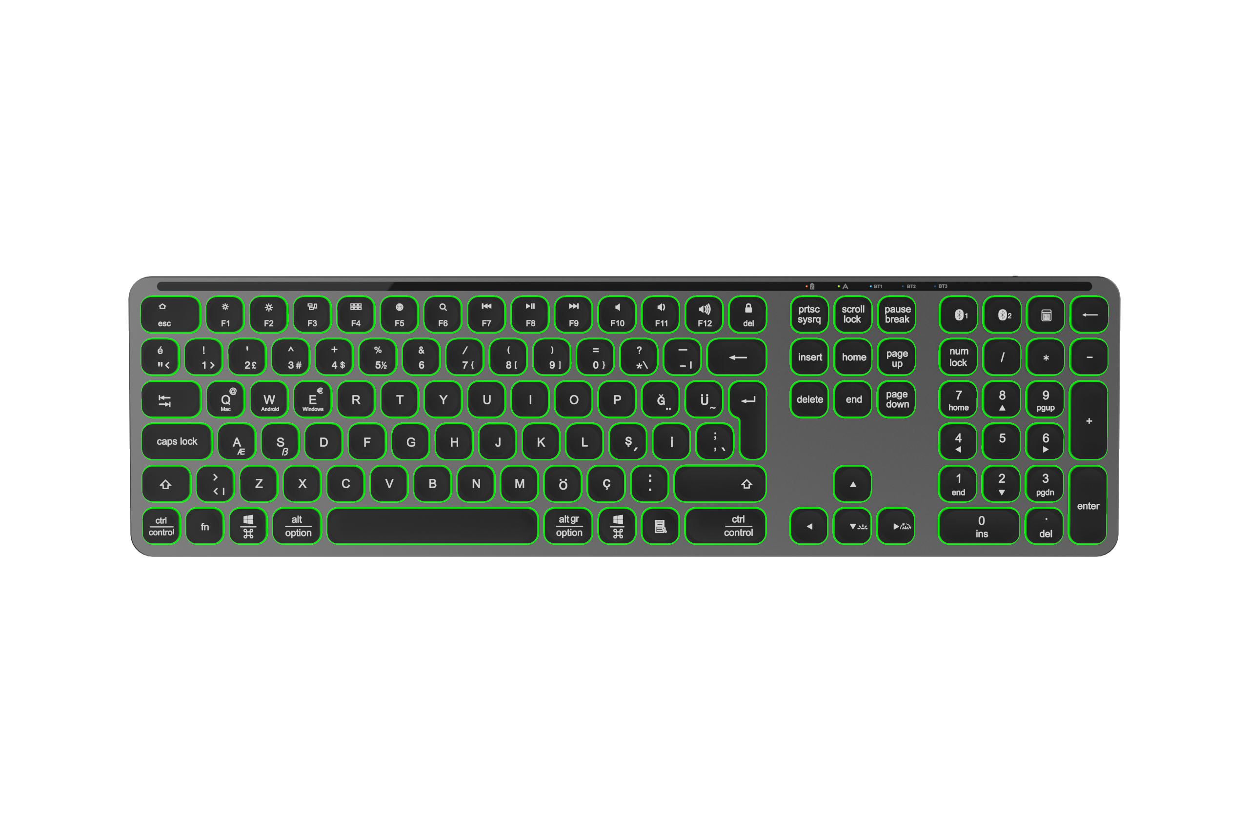 Pusat Business Pro Steel Keyboard